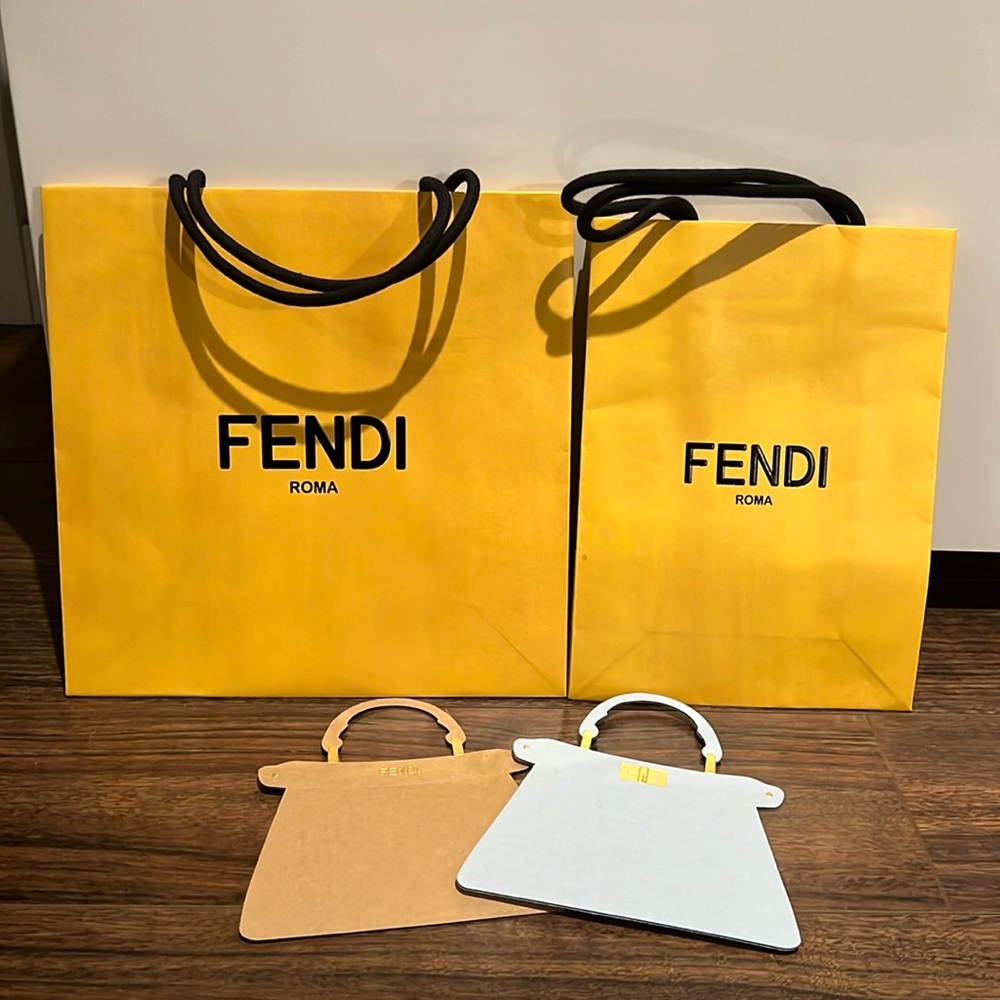 Authentic Fendi shopping bag